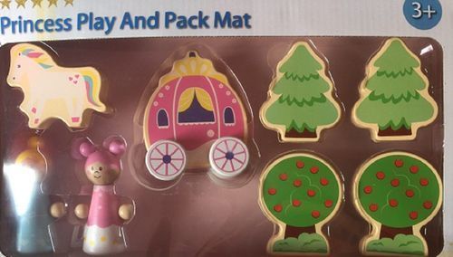 Jadore Princess Play amd Pack Mat Girls' Rug Toys Set
